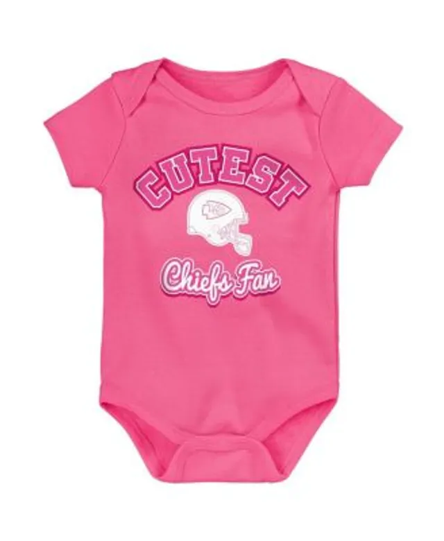 Soft As A Grape Girls Infant Pink, Purple Chicago Cubs 3-Pack Rookie  Bodysuit Set