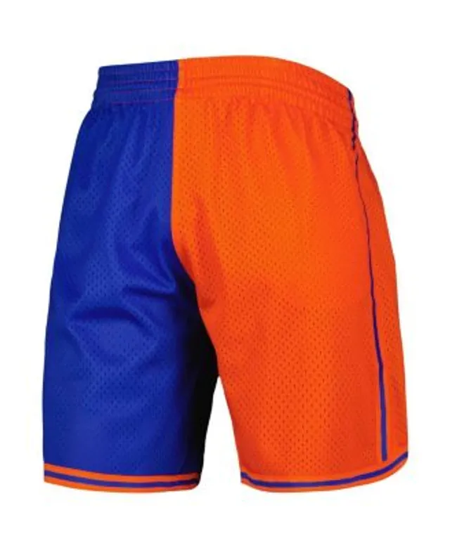 Men's Mitchell & Ness Powder Blue/White Los Angeles Lakers Big & Tall  Hardwood Classics Split Swingman Shorts