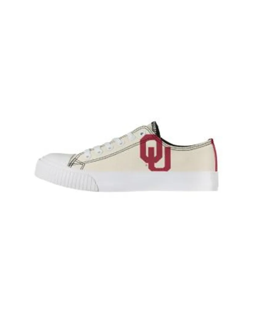 Chicago Bears FOCO Women's Low Top Canvas Shoes - Cream