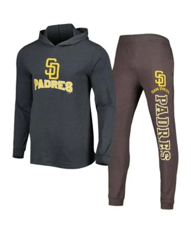 Youth San Diego Padres Nike Brown Fleece Performance Pullover Hoodie