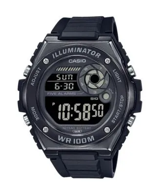 Men's Digital Black Resin Watch 50.7mm, MWD100HB-1BV