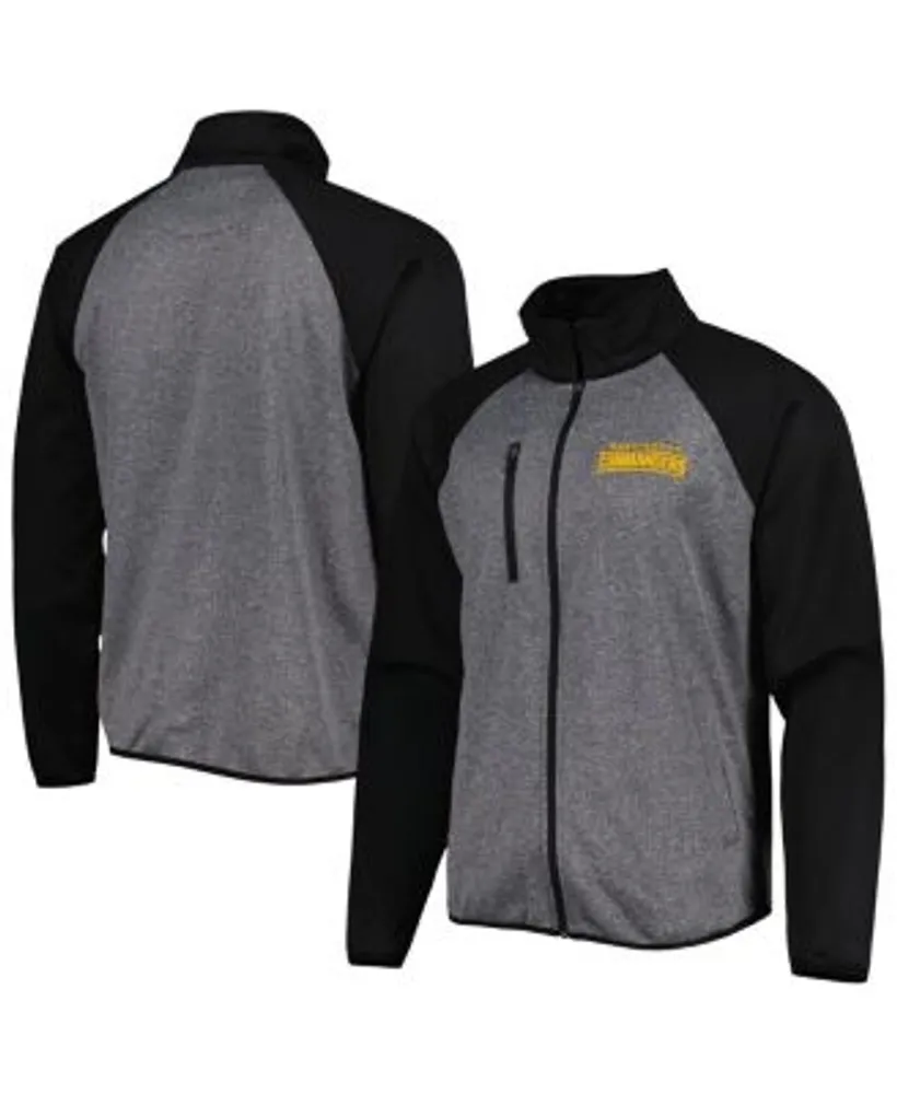 FJackets Mens Raglan Long Sleeves Black and Yellow T Shirt