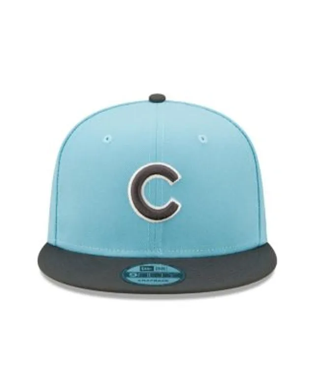 Chicago Cubs New Era Spring Basic Two-Tone 9FIFTY Snapback Hat - Cream/Light  Blue