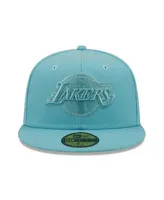 Men's New Era Yellow/Gray Los Angeles Lakers Color Pack 59FIFTY Fitted Hat