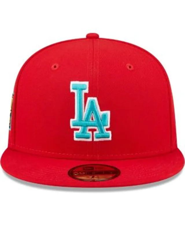 Men's New Era Black/Pink Los Angeles Dodgers 1981 World Series Champions Passion 59FIFTY Fitted Hat