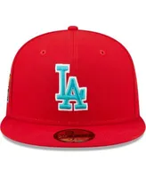 Men's New Era Pink Los Angeles Dodgers 2020 MLB World Series 59FIFTY Fitted Hat