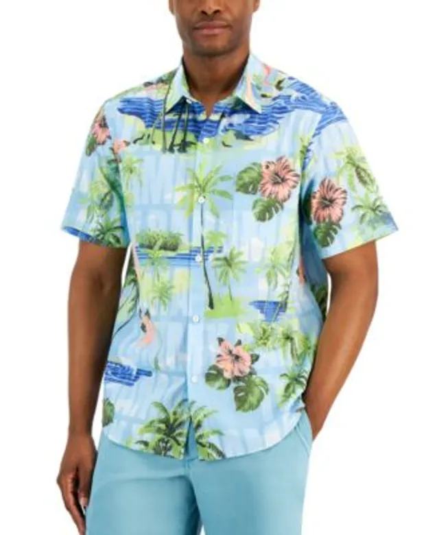 Tommy Bahama Men's Bahama Coast Prism Fronds-Print Shirt