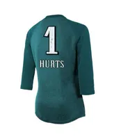 Men's Nike Jalen Hurts Black Philadelphia Eagles Super Bowl LVII Name &  Number Long Sleeve T