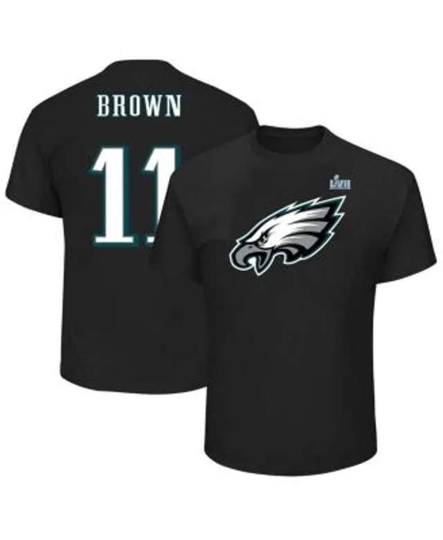 Profile Men's A.J. Brown Black Philadelphia Eagles Super Bowl LVII Big and  Tall Name Number T-shirt