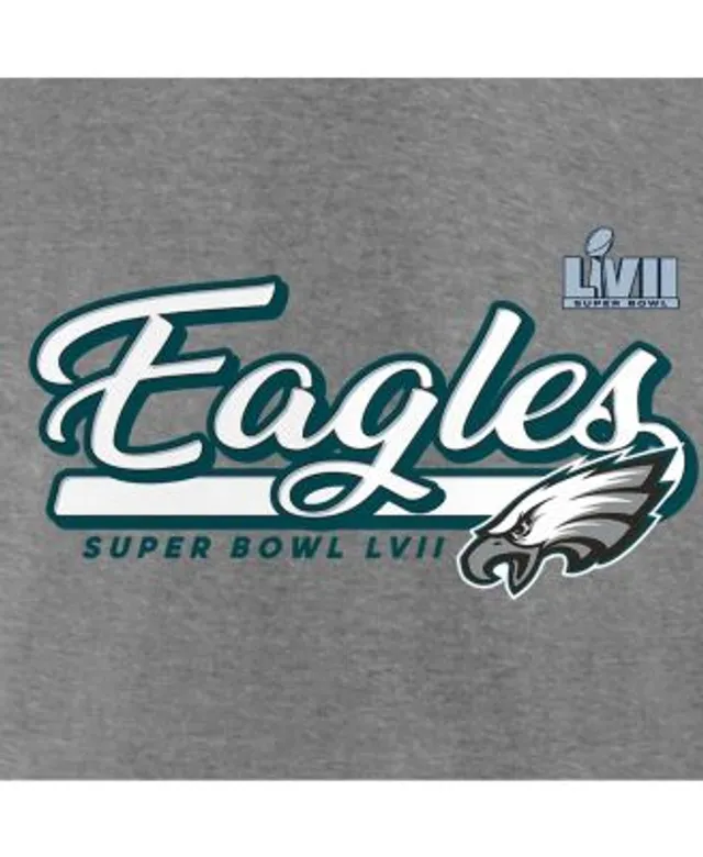 Men's Fanatics Branded Black Philadelphia Eagles Super Bowl LVII Varsity Roster Long Sleeve T-Shirt Size: Small