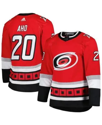 Men's Fanatics Branded Sebastian Aho White Carolina Hurricanes Away Premier Breakaway Player Jersey