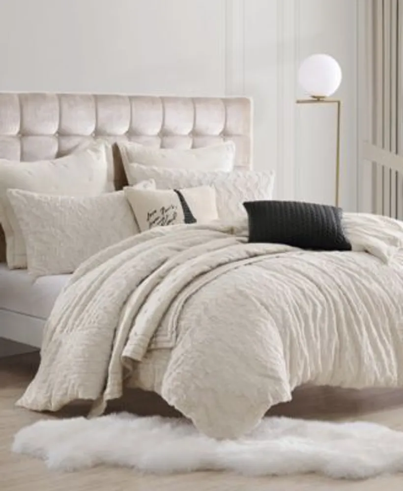 Karl Lagerfeld Paris Soft and Warm Heavenly 3 Piece Comforter Set, King |  Foxvalley Mall