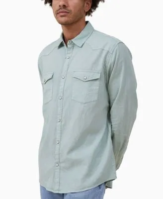 UNTUCKit Cubs Button-Up Long Sleeve Shirt - Men's