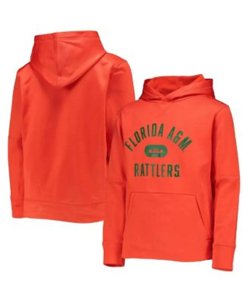 Nike Youth Boys Navy, Orange Detroit Tigers Authentic Collection  Performance Pullover Hoodie