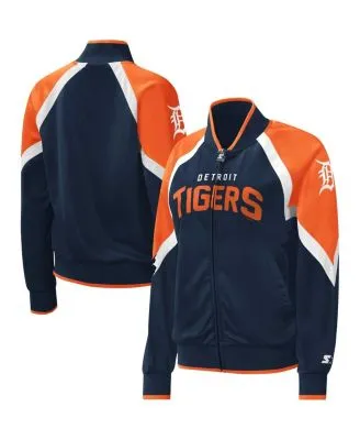 Men's Nike Navy/Gray Detroit Tigers Authentic Collection Performance Raglan Full-Zip Hoodie Size: Small