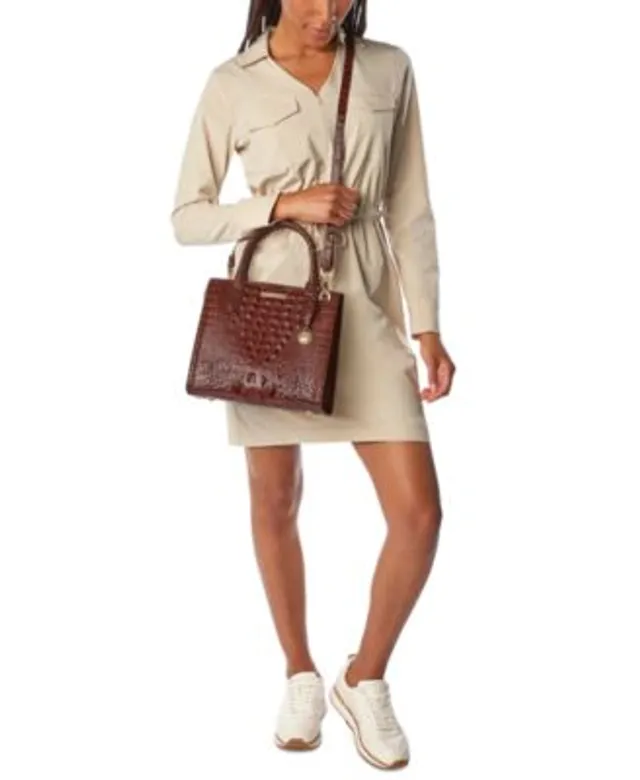 Brahmin Small Lincoln Satchel Pecan Melbourne