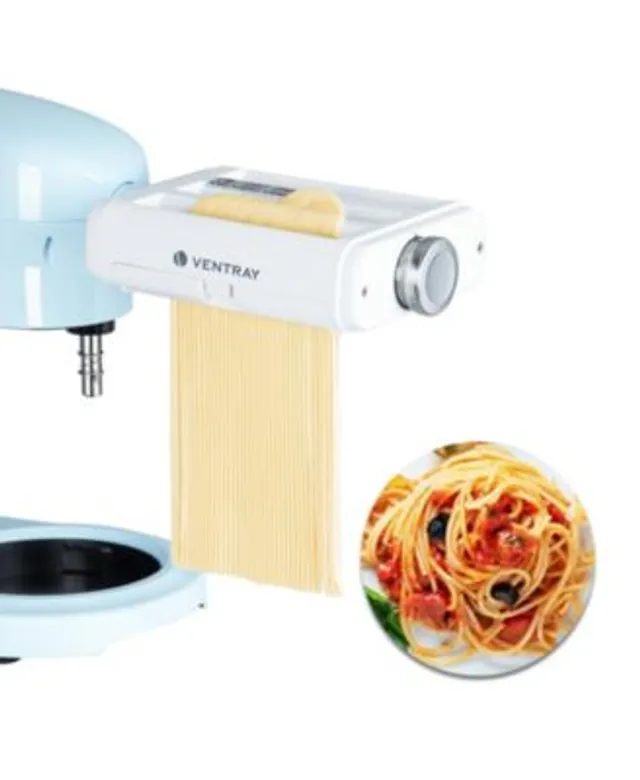 Stand Mixer Pasta Maker Attachment 3 in 1 Pasta Sheet Roller, Spaghetti Cutter, Fettuccine Cutter - Black