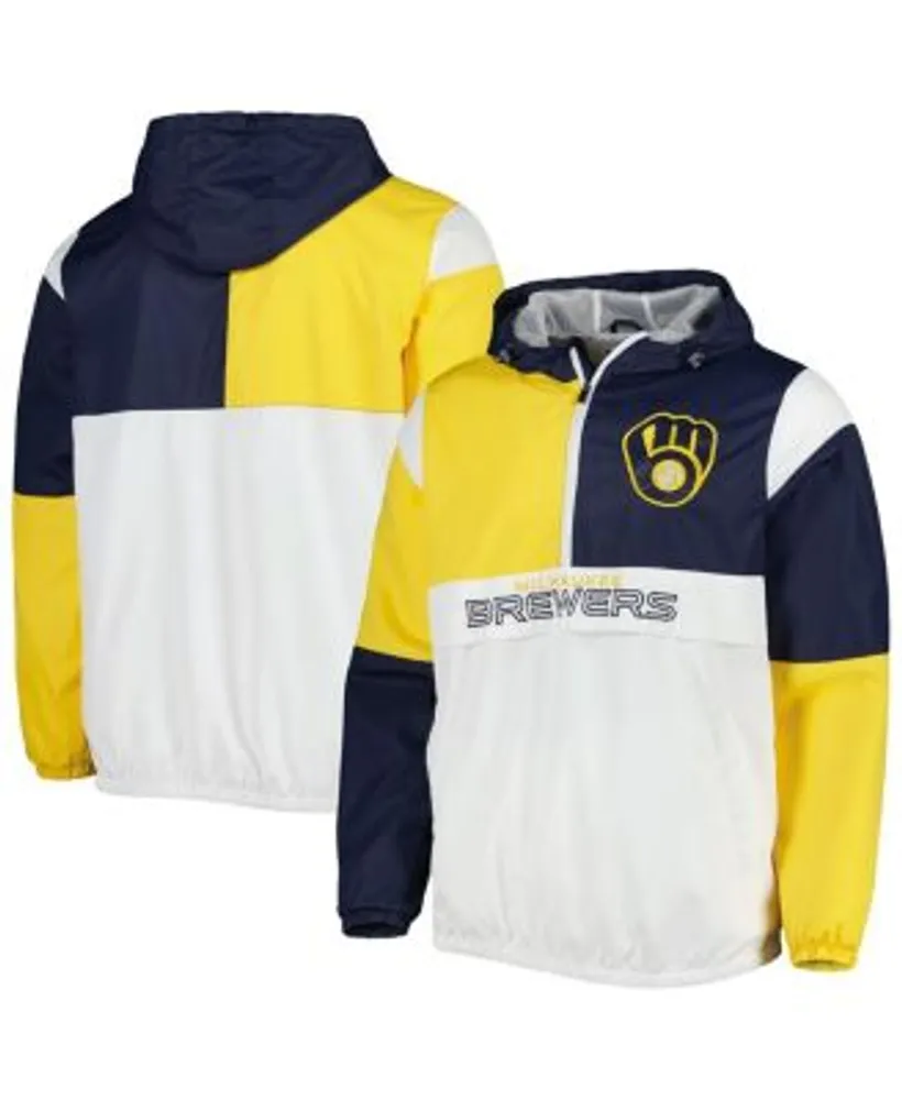 G-III Sports by Carl Banks Men's Navy and Gold Milwaukee Brewers