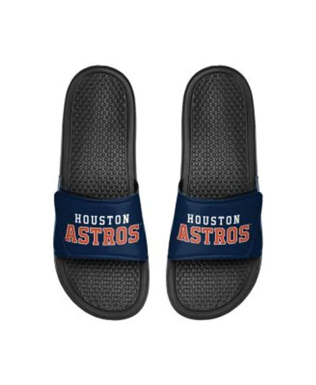 Atlanta Braves FOCO Youth Colorblock Big Logo Legacy Slide Sandals
