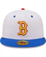 Men's New Era White/Coral Boston Red Sox 2004 World Series Strawberry Lolli 59FIFTY Fitted Hat