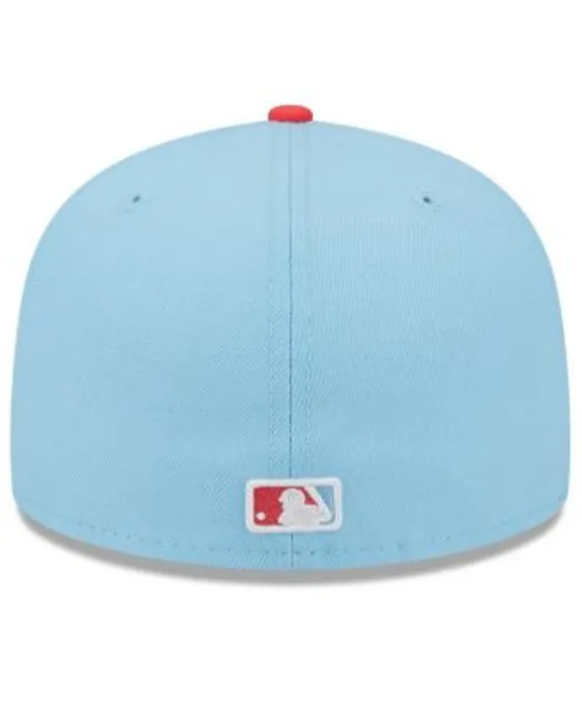 New Era Men's White and Light Blue Detroit Tigers Spring Basic Two-Tone  9FIFTY Snapback Hat