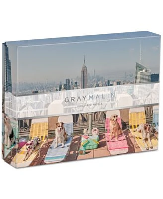 Galison 1000-Piece Gray Malin The Dogs of New York City Puzzle