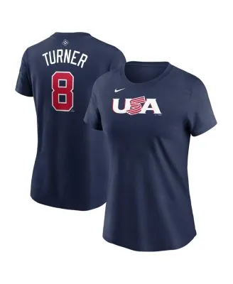 Women's USA Baseball Trea Turner Nike Navy 2023 World