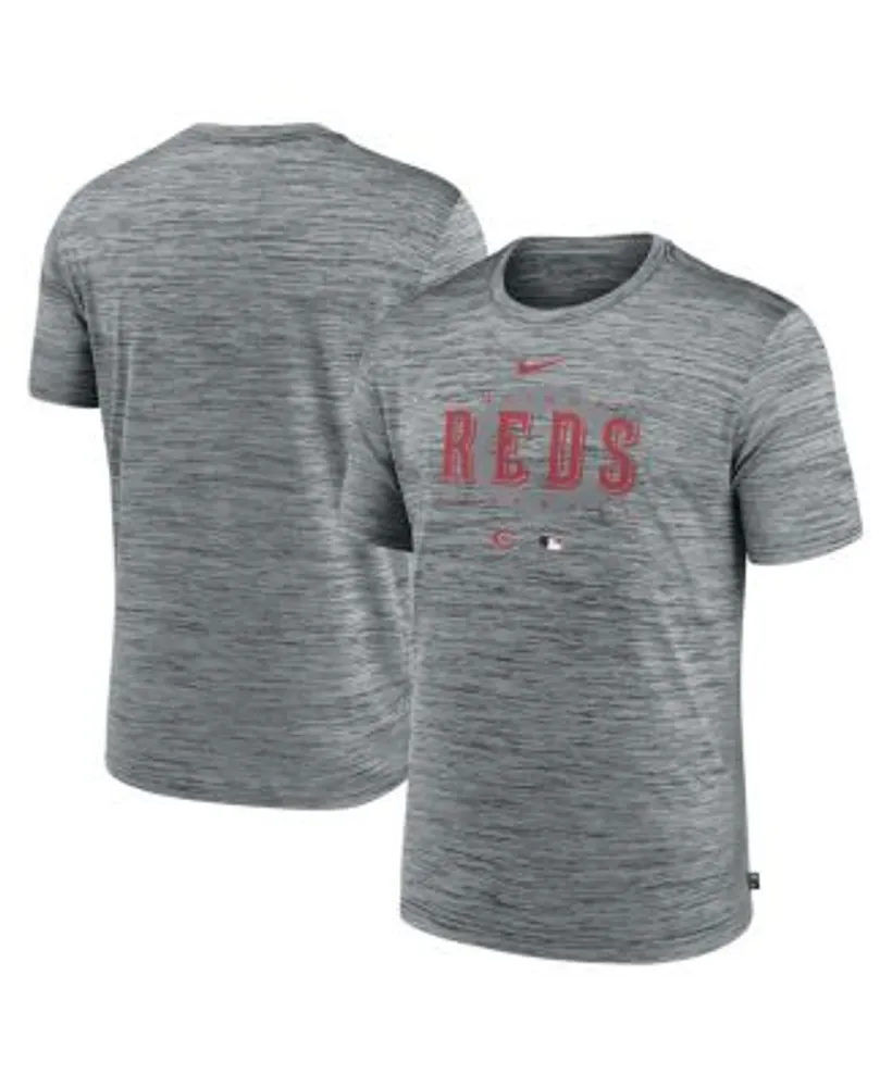 Cincinnati Reds Nike Rewind 3/4-Sleeve T-Shirt - White/Red