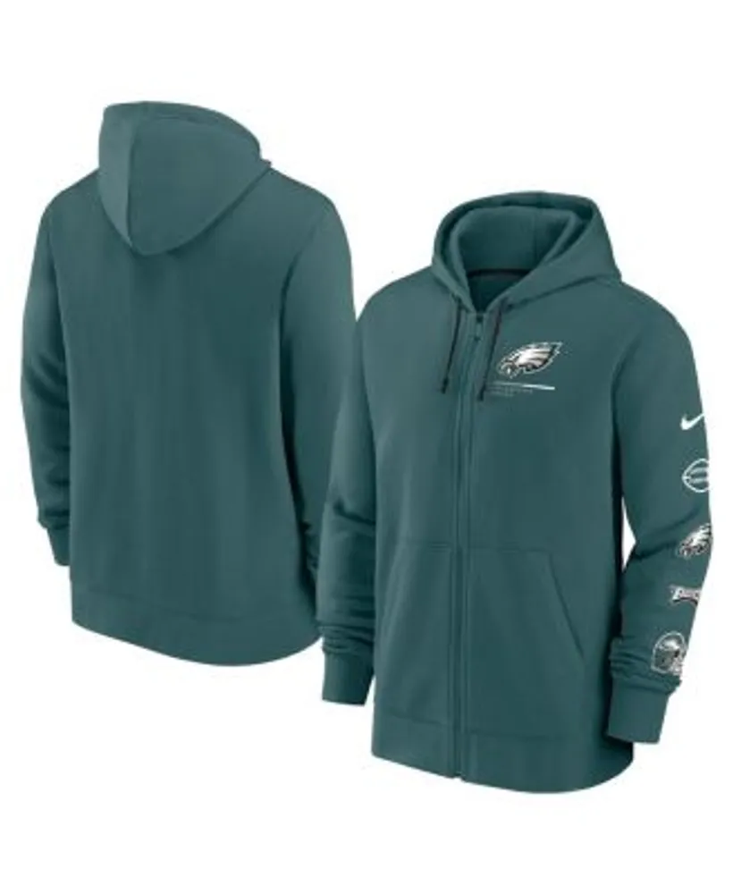 Men's Midnight Green/Black Philadelphia Eagles Big & Tall Pullover Hoodie