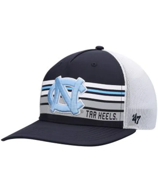 North Carolina Tar Heels Fitted Hat By Zephyr - Light Blue - Foot Logo