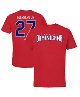 Vladimir Guerrero Jr. 27 Dominican Republic 2023World Baseball Jersey  Red/Purple