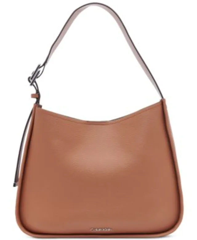 COACH Polished Pebble Leather Hadley Hobo 21 - Macy's