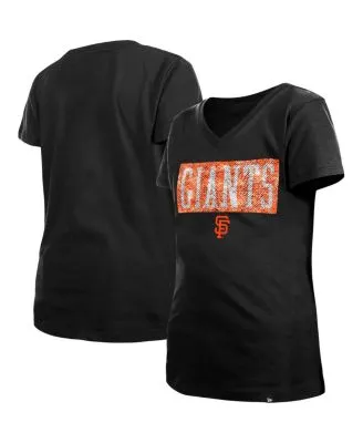 Outerstuff Girls Youth Orange San Francisco Giants Bleachers T-Shirt Size: Medium