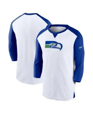 Men's Nike Royal Seattle Seahawks Throwback Custom Jersey