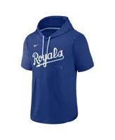 Women's Nike Royal/Light Blue Kansas City Royals Authentic Collection Pullover Hoodie Size: Medium