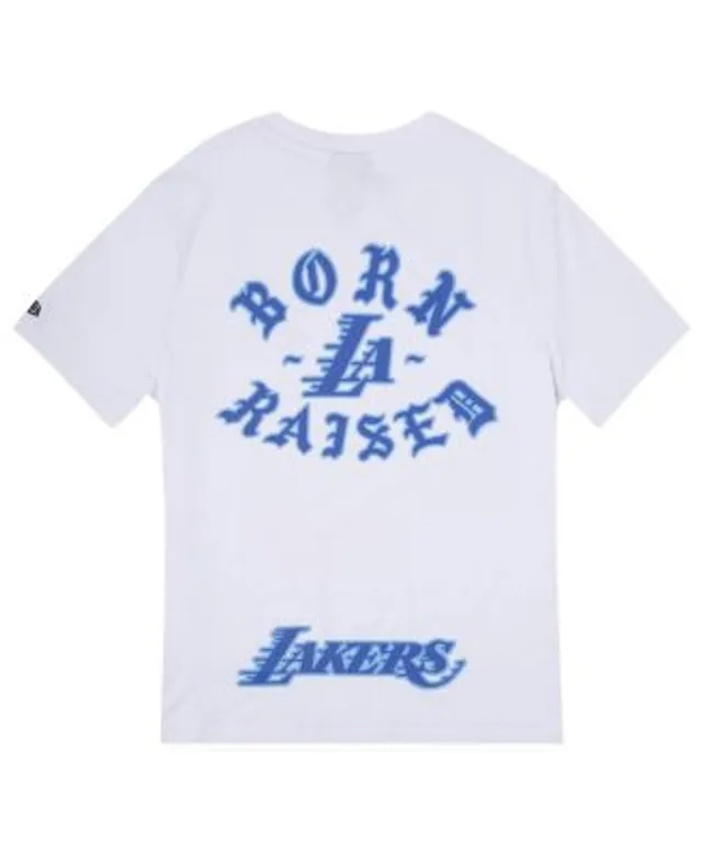 New Era Men's Born x Raised Royal Los Angeles Lakers Heavyweight T-shirt -  Macy's