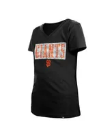 Girls Youth New Era Pink San Francisco 49ers Reverse Sequin V-Neck