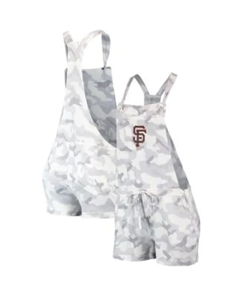 Concepts Sport Women's Gray Pittsburgh Pirates Camo Overall Romper