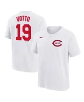 Nike Youth Boys and Girls Joey Votto White Cincinnati Reds 2022 Field of  Dreams Name Number T-shirt