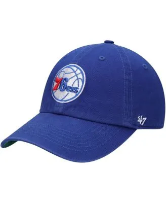 '47 White Philadelphia 76ers Downburst Hitch Snapback Hat