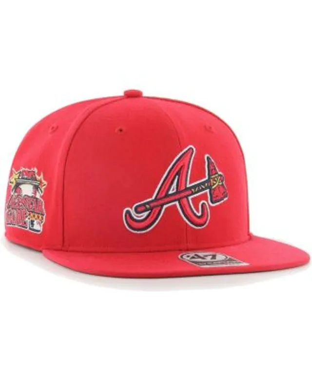 Atlanta Braves MLB Sure Shot Under Captain Navy Snapback - 47 Brand