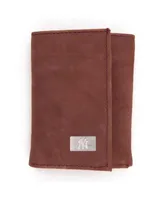 St. Louis Cardinals Leather Tri-Fold Wallet - Brown