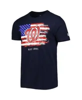 New Era Men's Navy Washington Nationals 4th of July Jersey T-shirt