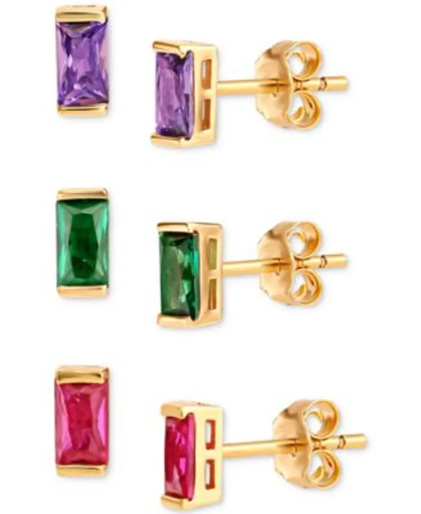 Giani Bernini 3-Pc. Set Small Earrings