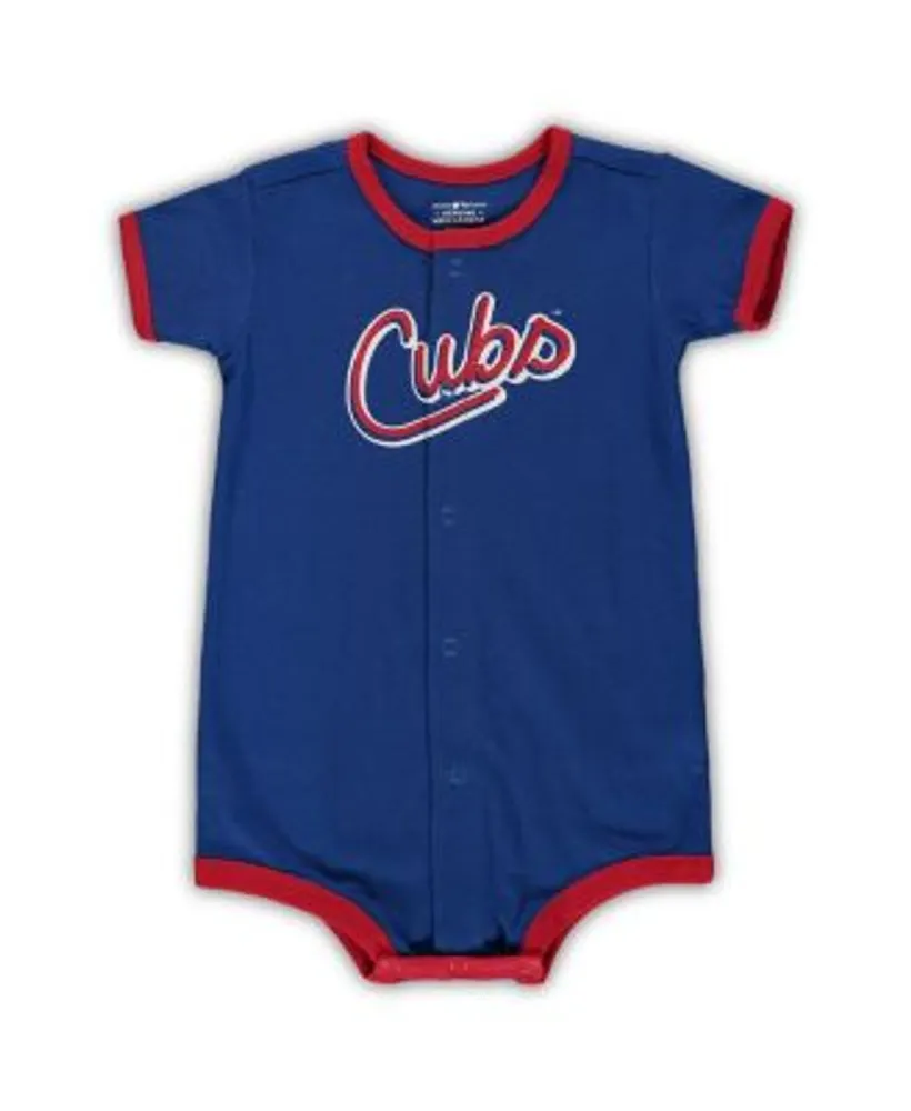 Outerstuff Infant Boys and Girls Royal Chicago Cubs Power Hitter Romper