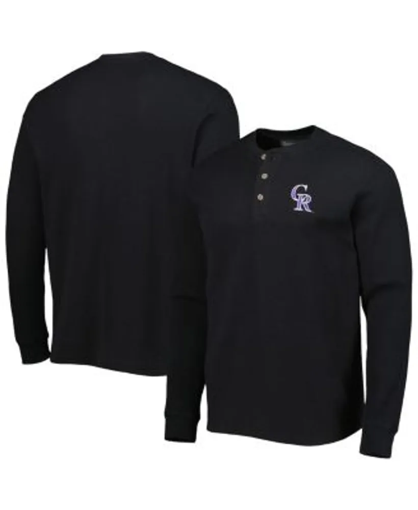 Men's Black Colorado Rockies New Legend Logo T-shirt