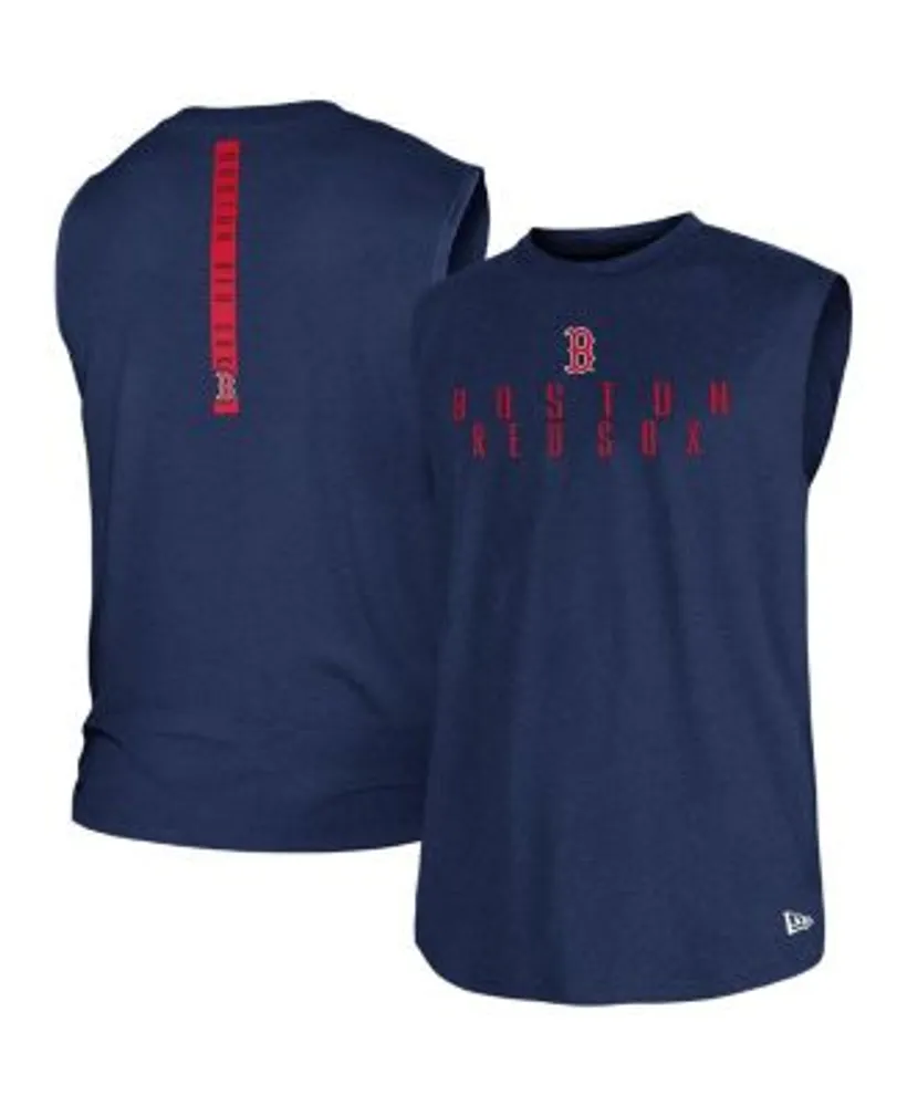 Men's Boston Red Sox Navy Big & Tall Jersey Muscle Tank Top