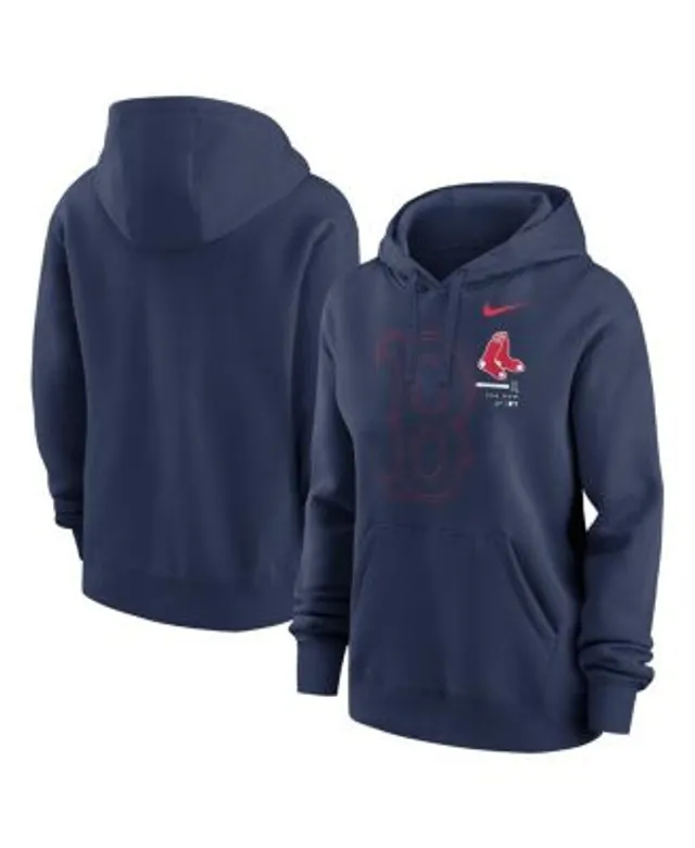 Women's Boston Red Sox Nike Gray Performance Pullover Hoodie