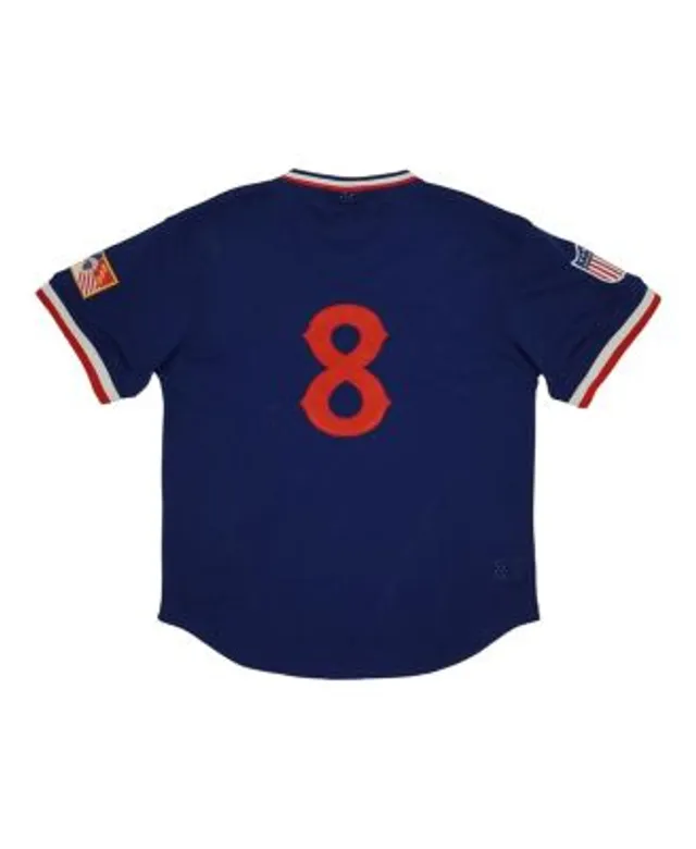 Men's Chicago American Giants #23 Rings & Crwns Navy Mesh Replica V-Neck  Jersey