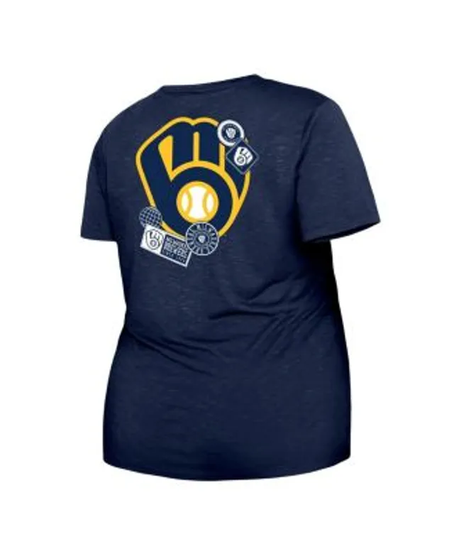 Women's Nike Navy Milwaukee Brewers Americana T-Shirt